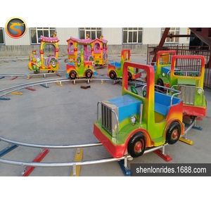 L'amusement populaire monte les trains de voie circulaires de <span class=keywords><strong>train</strong></span> de voie électrique pour le kiddie - Product Image 4