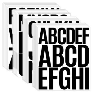 מדבקות מכתב קישוט חיצוני מדבקות צד קישוט 3 + 4 אינץ 'ויניל 4 אינץ' זיהוי ההודעה זיהוי הודעה - Product Image 5