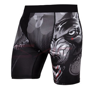 Direct Factory Made Custom Compression Shorts pour hommes Nouveau design Solid Gym Yoga Wear Eco-Friendly Private Label OEM Service - Product Image 5