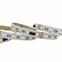 Bande LED flexible RGB Rgbw adressable individuellement SK6812 WS2815 WS2811 DMX512 RGBW Chaud/Naturel/Blanc DC5V 12V 24V