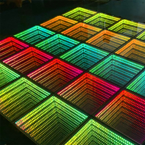 Pista de Baile LED Magnética Iluminada para <span class=keywords><strong>DJ</strong></span>, Pista de Baile Interactiva 3D Portátil para Bodas - Product Image 1