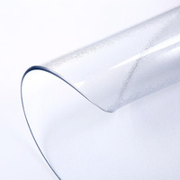 Nouvelle arrivée, nappe de table ronde en PVC plastique de 2 mm d'épaisseur, imperméable, nappe de table en plastique transparent souple pour la maison