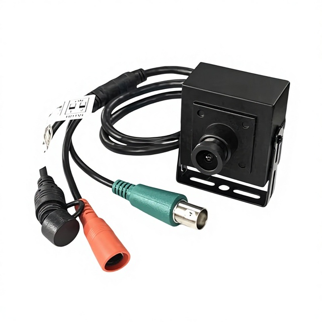 2MP AHD Analog HD Square Micro Camera 1080P Resolution CMOS Dip-switch Configuration Indoor/Outdoor Use Auto Day/Night 1 Year