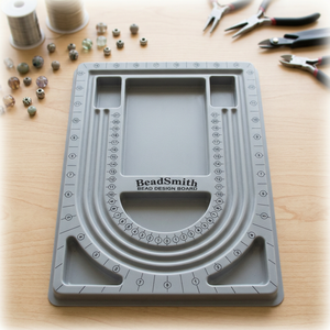 HC0004 Bead Design Board w/ flocked |Bead Design Board Rectangle Plastic Measuring <b>Tool</b> For Bracelet Making Jewelry Supplies Kit - Product Image 4