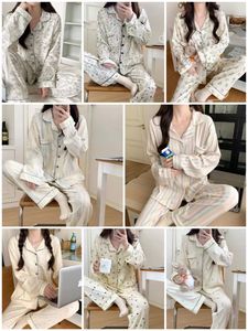 Autunno inverno nuovo Cardigan manica lunga Set di pigiami in <span class=keywords><strong>cotone</strong></span> a bolle intrecciati per le donne con corteccia tessuto rughe abito per la <span class=keywords><strong>casa</strong></span> - Product Image 2