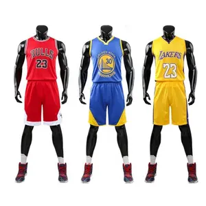 All Season Custom Groothandel 100 Polyester Hoge Kwaliteit Ademende Usa Mannen Gesublimeerd Omkeerbaar Basketbal Uniform Jersey Kleding