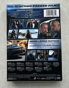 Colección de 10 Películas de Fast & Furious (DVD, 2023, Set de 10 Discos) Películas en DVD Series de TV - Product Image 2