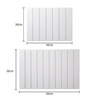 Tapis de comptoir de cuisine pliable de 9 mm d'épaisseur, absorbant l'eau, type pierre, pour drainage transfrontalier