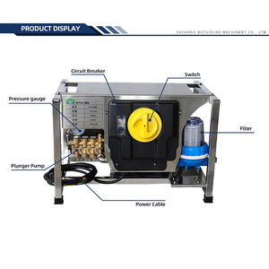 15LPM kadar 500Bar yüksek basınçlı su pompası temizleme makinesi 22HP dizel motor yıkama - Product Image 4