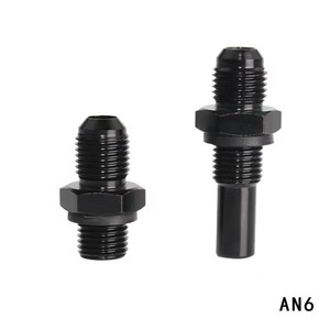 Adaptateur de connecteur de refroidisseur d'huile AN6 en aluminium, raccord de tuyau 1/4 à AN6 pour mise à niveau et rénovation - Product Image 1