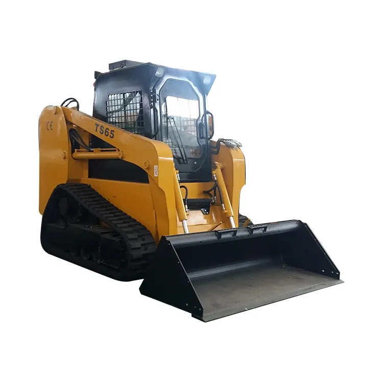 Original factory CE 75hp TS65 skid steer mini track loader crawler skid steer tractor with rubber track skid steer tractor
