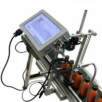 Impresora TIJ de Escaneo Automático de 12.7mm, Máquina de Codificación por Lotes con Tinta Solvente, Escáner de Códigos de Barras DataMatrix GS1, Código Variable