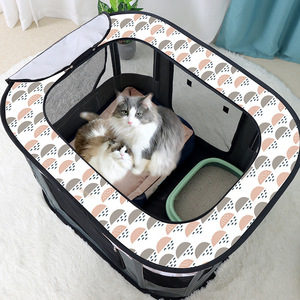 Portable Pet <strong>Playpen</strong> Collapsible Crates Kennel <strong>Playpen</strong> for Dog Cat and Rabbit &amp;Travel <strong>Playpen</strong> Exercise Kennel Tent for <strong>Puppy</strong> - Product Image 2