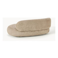 Canapé rond de style crème, forme irrégulière, pour villa, fonction de refroidissement