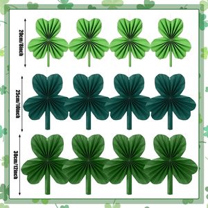 Abanico <span class=keywords><strong>de</strong></span> papel trébol decoración DIY 3D Día <span class=keywords><strong>DE</strong></span> LOS Santos <span class=keywords><strong>Patricio</strong></span> papel verde tréboles ventilador conjunto decoración <span class=keywords><strong>de</strong></span> fiesta - Product Image 6