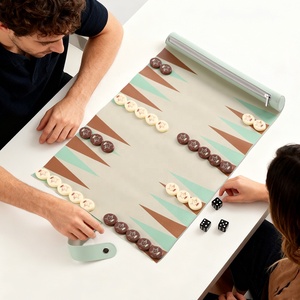 Scacchiera 2-in-1 per Adolescenti e Adulti, Sviluppo dell'Intelligenza Educativa, Ecologica, Pieghevole, Impermeabile, Fatta a Mano, Logo Personalizzato - Product Image 6