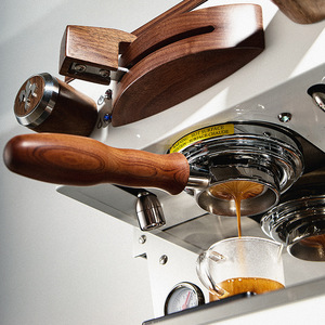 Kit d'accessoires pour machine à café, plaque supérieure en bois de noyer, interrupteur à poignée pour Hot Mom Mini, pièces de machine à café haut de gamme modifiées - Product Image 1