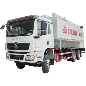 Camion de livraison de céréales en vrac de haute qualité à 10 roues, 30 m³, camion porte-céréales de 20 m³ 10T, véhicule de transport de fourrage en vrac de 15 tonnes - Product Image 2