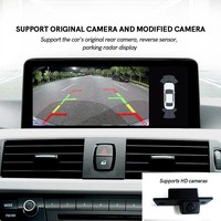 Écran multimédia automobile sans fil Apple CarPlay pour système Linux ZLH - Compatible avec BMW Série 3 et 4 F30 F31 F32 F33 F34 2012 - 2016