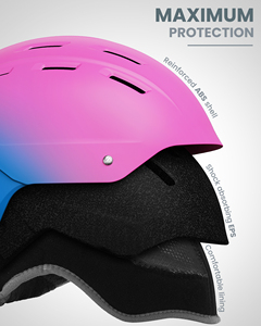 Casco de Esquí de Alta Seguridad con Certificación ASTM, 14 Ventilaciones y Ajuste Regulable para Snowboard - Product Image 2