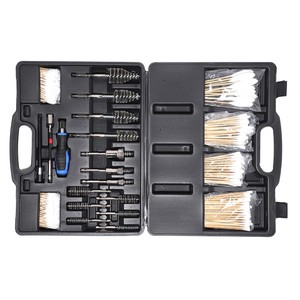 22 Piece Injector Housing And Shaft Cleaning Kit With <b>Wire</b> <b>Brushes</b> And Swabs In Hard Case For Auto Repair - Product Image 3
