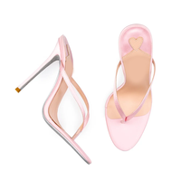 Sandales tongs en soie jaune beurre 2026, sandales à talons hauts en satin, chaussures de soirée pour femmes