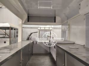 Ice Cream Food Truck Trailer Coffee Station Street Mobile Food Trucks Stainless Steel Cart Mobile Food Trailer - Product Image 2