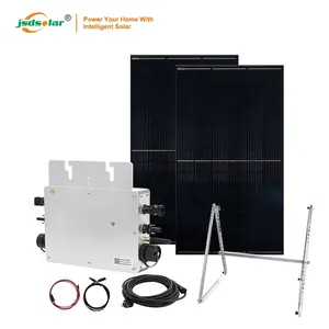Jsdsolar 600W 300W बालकनी सौर प्रणाली panneau solaire प्लग और खेलने में प्लग और खेलने घर सौर प्रणाली पूरा