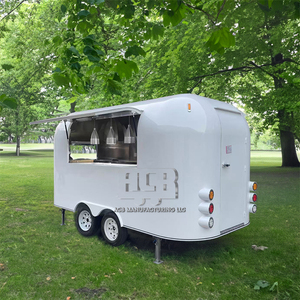 Wholesale Small CE Certified Mobile Food Cart Fiberglass Mobile Food Caravan for Sale <b>Concession</b> <b>Trailer</b> Ice Cream Truck - Product Image 3
