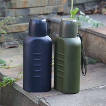 <span class=keywords><strong>Thermos</strong></span> de transport de voiture <span class=keywords><strong>plat</strong></span> portable en acier inoxydable 304 - Product Image 2