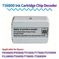 Reseteador de Chip para Cartuchos de Tinta Epson T5680D T5780D T7780D T7680D P6580DE P8580D para Impresoras de Formato Ancho (1 Unidad)