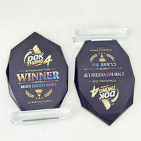 Trophée Souvenir en Cristal en Forme de Tour, Récompenses Sportives, Base Transparente, Trophée en Cristal en Forme de Tour