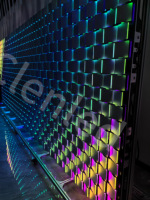Éclairage LED mural, contrôle DMX, équipement de scène pour événements et divertissements, éclairage professionnel en intérieur