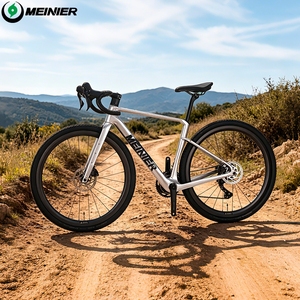 Bici Gravel <span class=keywords><strong>in</strong></span> Fibra di Carbonio MEINIER GRX BR600 2X11S con Freni a Disco Idraulici <span class=keywords><strong>per</strong></span> Bikepacking e Viaggi Più Lunghi - Product Image 4