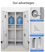 32 portes en fer personnel casier métal acier salle de sport casiers de rangement vêtements en métal casier chaussures armoire
