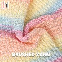 Fashion Knitwear Factory Direct Hand Knitting Fancy Yarn 100% Polyester 7.5 Denier Single Strand Dyeing and Mercerizing Yarn