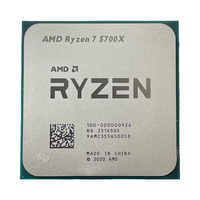 Procesador para PC de Escritorio, 7 5700X AM4, 8 Núcleos, 16 Subprocesos, 3.4-4.6GHz, Alto Rendimiento para Juegos, Tecnología de Virtualización