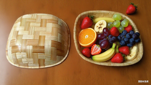 Cuencos de ensalada de bambú natural personalizables para cocinas, picnics y otras ocasiones para guardar dulces de frutas ¡Más! - Product Image 4