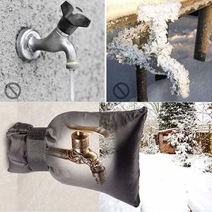 Protège-tap extérieur imperméable et réutilisable noir pour robinet de jardin, protection contre le gel hivernal - Product Image 3
