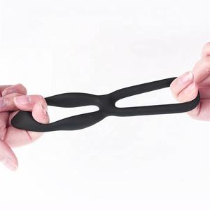 Großhandel Silikon Doppel Penis Ring Spielzeug für Männer wirksam bei der Verbesserung der Erektion und Verzögerung Ejakulation - Product Image 5