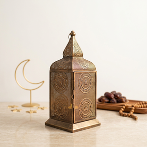 Wholesale Metal <b>Moroccan</b> Lantern With Intricate Cutout Design For Ramadan Home <b>Decorations</b> - Product Image 6