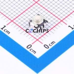 HX-3x5-CA-2.5N Tactile Switch SMD Switch Single Pole Single Throw Round Button 2.5N Horizontal Mount - Product Image 1