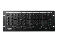 Console de mixage audio professionnelle GAX-CM200 pour DJ, en métal, avec USB, pour performances sur scène