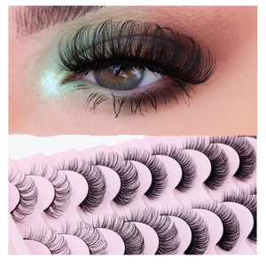 Factory Price <strong>Lashes</strong> Vente En Gros <strong>Strip</strong> <strong>Lashes</strong> <strong>That</strong> <strong>Look</strong> <strong>Like</strong> Eyelash <strong>Extensions</strong> - Product Image 1