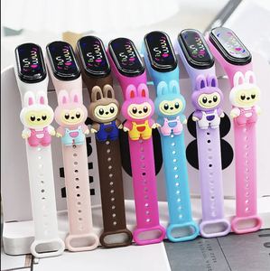 ساعة ذكية فاخرة للأطفال مقاومة للماء ساعة رقمية إلكترونية ليد مع ميزة اللمس مستوحاة من الكارتون - Product Image 6