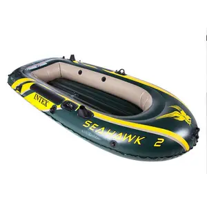 Intex 68347 Bán Chạy 14ft Sườn Tàu Pvc Thuyền Kayak Nhỏ Bằng Cao Su Mini Thuyền Chèo Thuyền Bơm Hơi Câu Cá Chèo Thuyền