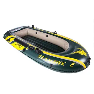 Intex 68347 Hot Koop 14ft Rib Pvc Schepen Mini Rubber Kajak Kleine Paddle Cabine Opblaasbare Vissen Roeiboten