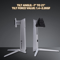 Suspension de levage en vol stationnaire réglable en hauteur du fabricant Écran d'ordinateur Table rotative Support de bureau Support pour moniteur