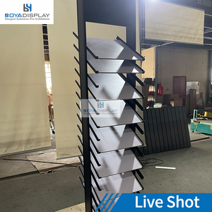 Chất lượng cao đơn giản đá hiển thị đứng lớp thạch anh đá cẩm thạch Granite đứng đá Mẫu Rack hiển thị cho showroom - Product Image 4