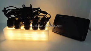 Produttore esterno luce decorativa solare <span class=keywords><strong>luces</strong></span> <span class=keywords><strong>navidenas</strong></span> Smart color solare s14 vintage edison lampadine colorate stringa luci - Product Image 6